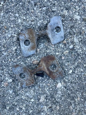 73-91 Chevrolet GMC K5 Blazer Jimmy Tailgate Latch Strike Plates Lock Gate OEM - Image 1 of 2