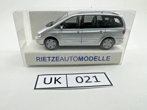 RIETZE VW Sharan #20750 Silver H0 1:87 "Oldtimer" "SKU UK021" - Ref. R004 - Picture 1 of 5