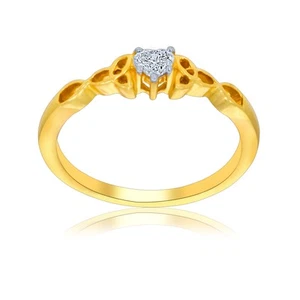 Anillo de diamantes brillantes ornamentados de Senco oro y diamantes - Imagen 1 de 3