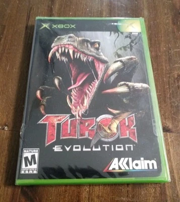 TUROK: EVOLUTION FOR ORIGINAL MICROSOFT XBOX 2002 NEW / SEALED  - Image 1 of 4