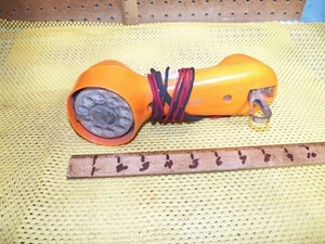 Vintage GTE AUTOMATIC ELRCTRIC Orange Lineman's Rotary Test Phone - Picture 1 of 5