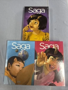 Image Comics SAGA Deluxe Tapa Dura Volumen #1 2 3 $150 Envío Global - Imagen 1 de 5