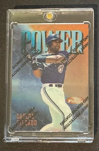 Carlos Delgado 1997 Topps Finest #57 W/Coating-Power Bronze Refractor SP  - Picture 1 of 2