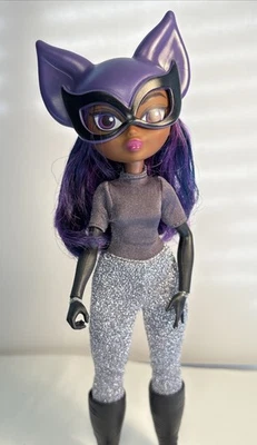 DC Super Hero Girls Cat Woman Doll 2018 10” Excellent Condition - Image 1 of 4