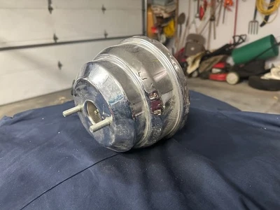 Speedway Dual Diaphragm Power Brake Booster, 8 Inch, Chrome - Image 1 of 4