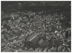 ZZ-3414/ Bad Berka   Foto Luftbild  18 x 13 cm ca.1935 - Bild 1 von 2