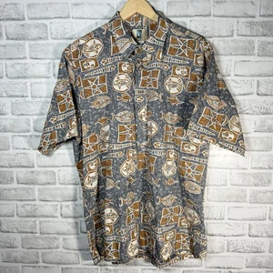 Vintage Kahala 100 % Baumwolle halbes Button-Down Hawaiihemd Herren Größe XL USA - Bild 1 von 5