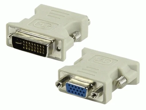 Stecker DVI zu Buchse VGA Adapter Videokonverter 24+5 DVI-I - Bild 1 von 1