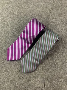 Brooks Brothers 346 Pure Silk Made In USA Men Neck Tie 2 Lot - Bild 1 von 6