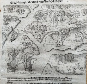 Ribault Laudonniere Voyage Florida (A) # Gottfried New World America # 1655 - Picture 1 of 4