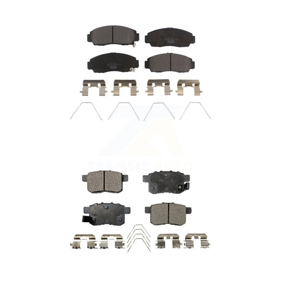TEC KTC-100224 Brake Pad Sets 4-Wheel Set Front & Rear for Acura TSX Accord Foto 1 de 4