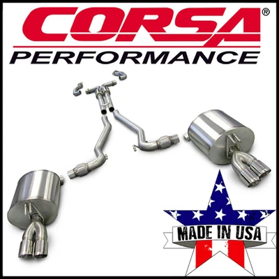 Corsa Sport 2.5" Dual Cat-Back Exhaust System fits 2008-2009 Pontiac G8 GT/GXP - Image 1 of 3