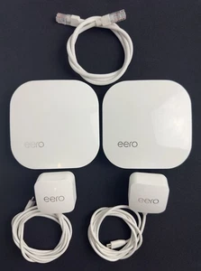 Eero Pro B010001 2nd Generation AC Tri-Band Mesh Routers ( Set Of 2) - Picture 1 of 5