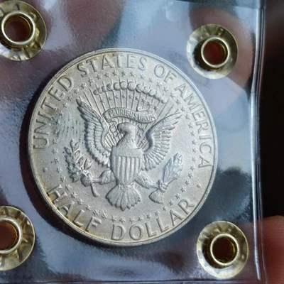 Moneta Americana In Argento Basso 400% 1/2 Dollaro Kennedy Lotto 1545 - Immagine 1 di 4