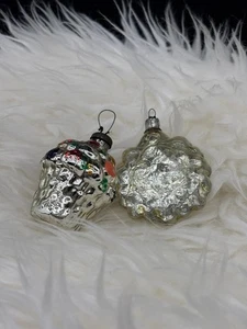 Bolas de cristal vintage para cupcakes y copo de nieve - Imagen 1 de 3