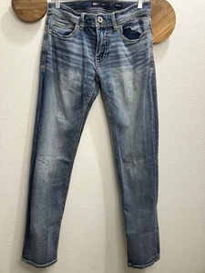 BKE Alec Jeans Herren 30x30 Blau Medium Wash Straight Fit Stretch Denim - Bild 1 von 8