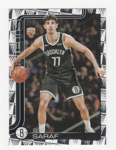 2025-26 TOPPS BASKETBALL SEASON TIP OFF RC BEN SARAF BROOKLYN NETS #226 - Picture 1 of 2