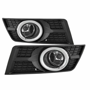 Spyder For Cadillac SRX 2010-2016 Fog Light Pair Clear w/ Universal Switch - Picture 1 of 5