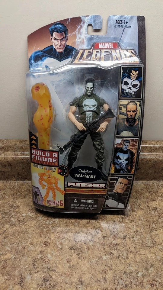 HASBRO MARVEL LEGENDS SERIES THE PUNISHER Nemesis Series Build a Series. - Image 1 of 1