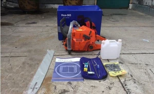 HUS365 Gasoline CHAINSAW 65CC 3.4kw chain saw 2 strokes saw with 18" bar chain - Picture 1 of 3