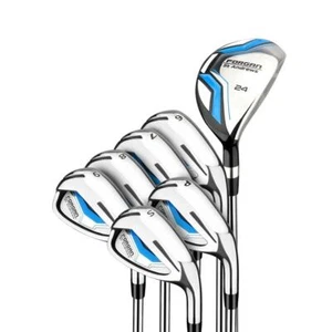 Mens Left Hand, Forgan F200 Stainless Steel Iron Set with Hybrid, Steel Shafts - Picture 1 of 3