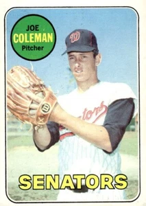 1969 Topps #246 Joe Coleman Washington senatori - Foto 1 di 2