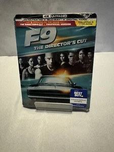 F9 Fast and Furious OOP 4K Steelbook Directors Cut+ Theatrical SEALED Best Buy - Picture 1 of 2
