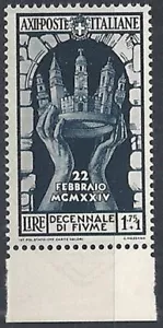 1934 REGNO FIUME 1,75 LIRE MNH ** - FIUM51-2 - Foto 1 di 1