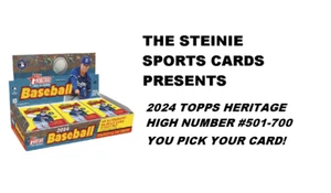 2024 Topps Heritage High Number #501-700 PICK YOUR CARD To Complete Set CHEAPEST - Picture 1 of 1