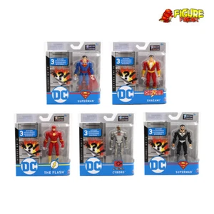 Spin Master DC Universe Heroes Unite 4" Figure Set Superman Flash Shazam Cyborg - Picture 1 of 11