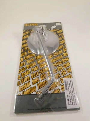Espejo redondo cromado universal Emgo 4" con potencia de 8" - 20-42408 Hon CB350, CB450 Foto 1 de 4