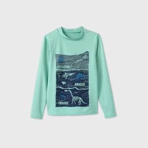 Boys' Long Sleeve Dino Graphic Rash Guard Swim Shirt - Cat & Jack™ - Picture 1 of 6