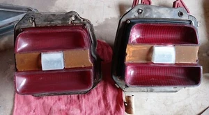 1969 FORD FAIRLANE TORINO GT COBRA COUPE CONVERTIBLE PAIR TAILLIGHTS ORIGINAL  - Picture 1 of 11