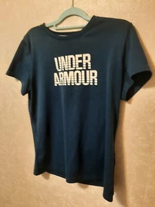 Mens Under Armour Heat Gear Short Sleeved Shirt Size L - Picture 1 of 4