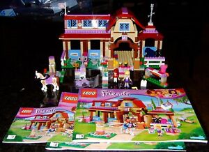 LEGO Friends 41126  Heartlake Riding Club Complete W/ Nice Manuals (2016)