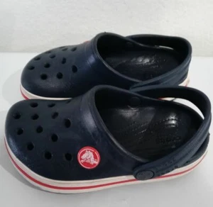 Crocs Crocband Größe 8 Kinder Jungen Clogs blau marine - Bild 1 von 6