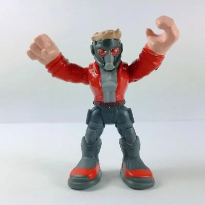  Figura de acción Playskool Heroes Marvel Super Hero Adventures Guardians Star Lord Foto 1 de 3