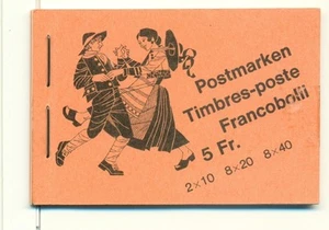 COSTUMI POPOLARI - KOSTÜME SCHWEIZ 1977/1984 gemeinsame Briefmarken Heft 5.1.79 - Bild 1 von 1