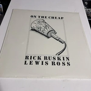 RICK RUSKIN & LEWIS ROSS ON THE CHEAP NEW SEALED PROMO LP - Picture 1 of 4