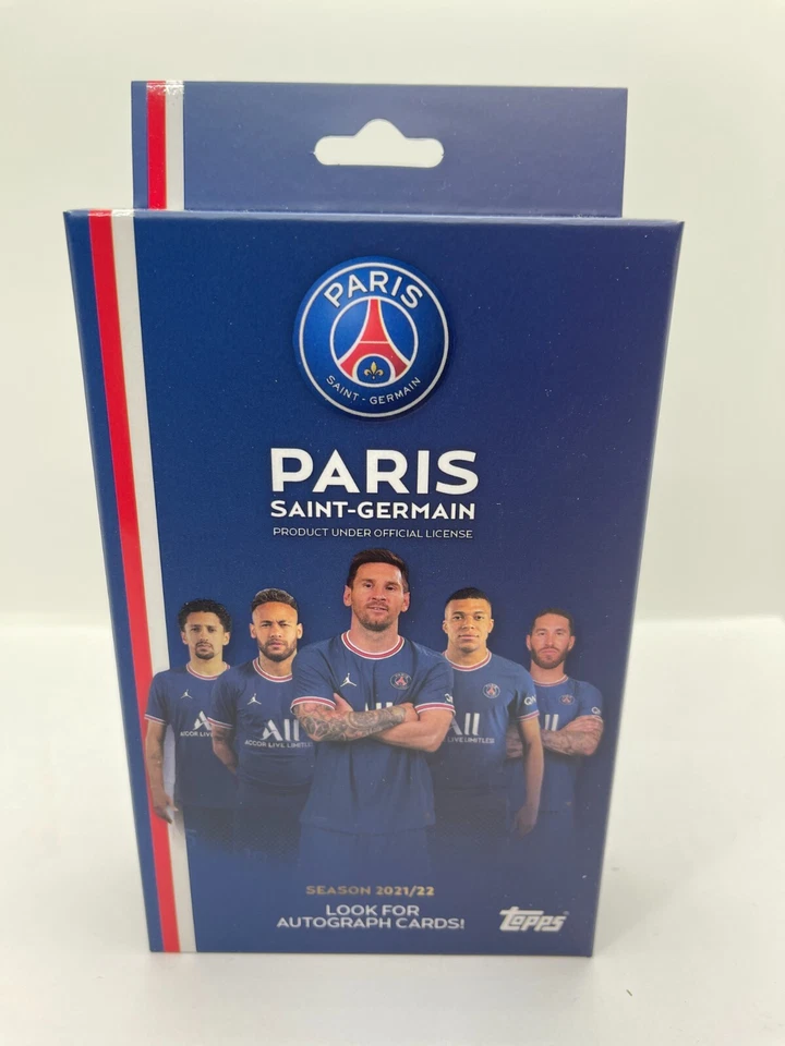 2021-22 Topps PSG Paris Saint Germain Team Set Possible Mbappe/Messi Autographs - Image 1 of 4