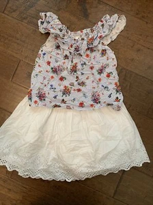 girls size 13/14 gap skirt NWT and H&M top size 13/14 euc - Picture 1 of 3