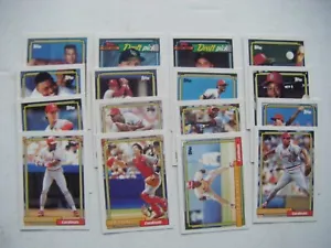 JUEGO DE EQUIPO TOPPS 1992 ST. LOUIS CARDINALS - Imagen 1 de 2