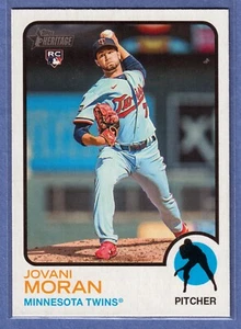 2022 Topps Heritage High Number Jovani Moran tarjeta de novato #697 gemelos RC QTY - Imagen 1 de 2
