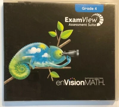 4th Grade enVision EXAMView Assessment Suite CD-ROM - Hard Case (2009, Pearson) - Image 1 of 3
