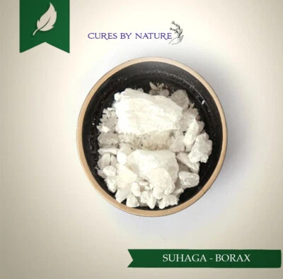 CURESBYNATURE Indian AYURVEDIC Suhaga Calcined Whole For Cough Cold Wheezing