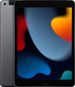 Apple iPad 10.2-inch 9th Gen. A2603 64GB, Wi-Fi + Cellular, Space Gray - Picture 1 of 3