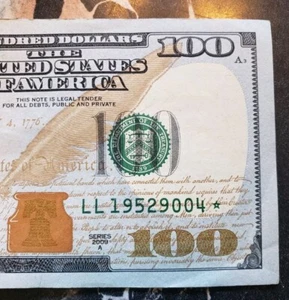 2009A $100 Star Note *1952* Two Pair and Double Zero! FW 678! San Francisco - Picture 1 of 8