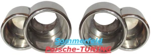 Porsche 996 Turbo Doppelendrohre Endrohre double Tail Pipe  - Picture 1 of 1
