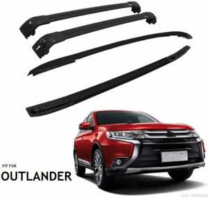 4Pcs Fits for Mitsubishi Outlander 2013-2021 Roof Rail Racks Cross Bars Crossbar - Picture 1 of 9