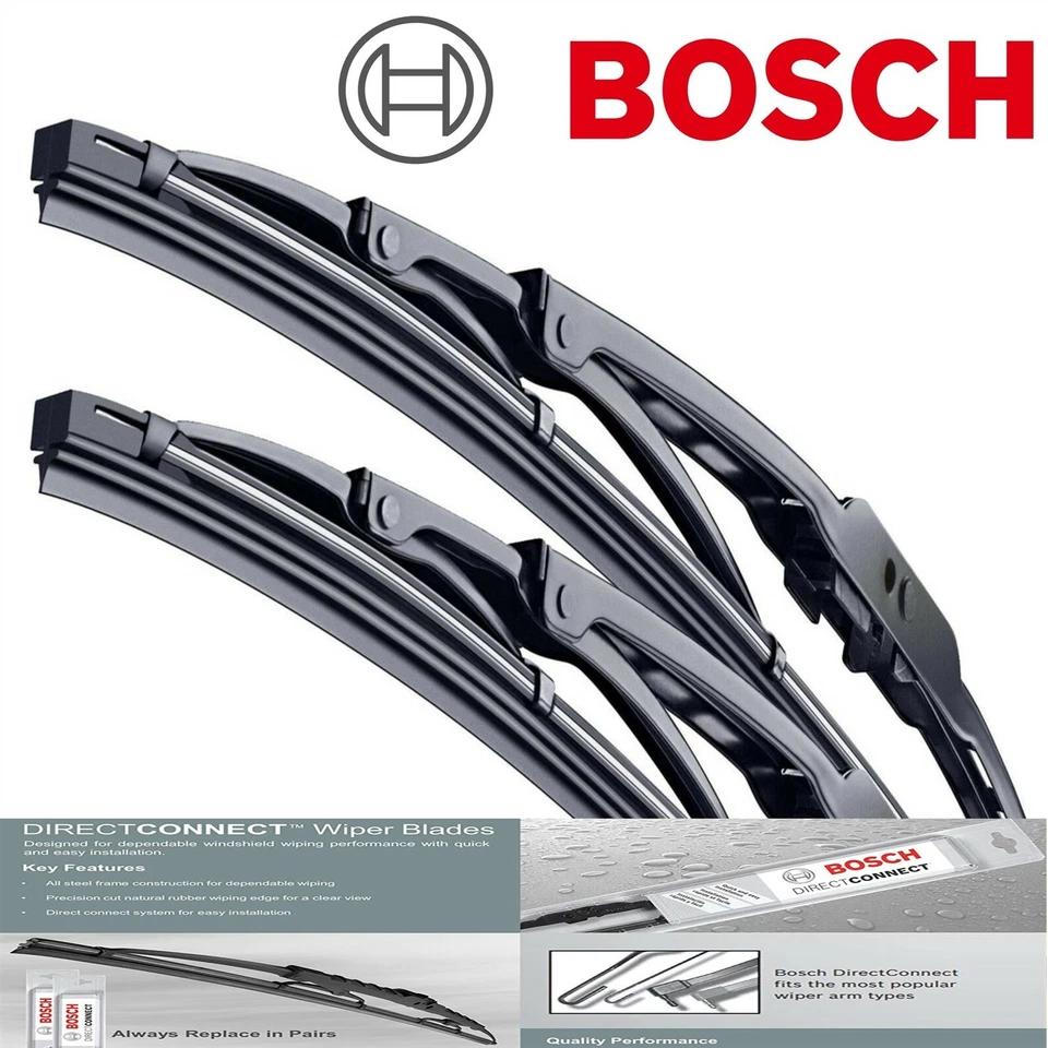 Limpadores Direct Connect Bosch para 2007-2012 Lexus ES350 conjunto de 2 - Imagem 1 de 4